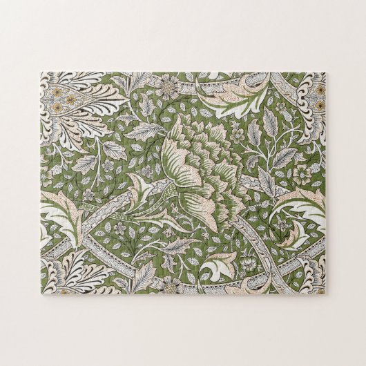 William Morris Windrush Blume Puzzle (Horizontal)