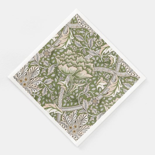 William Morris Windrush Blume Serviette (Ecke)