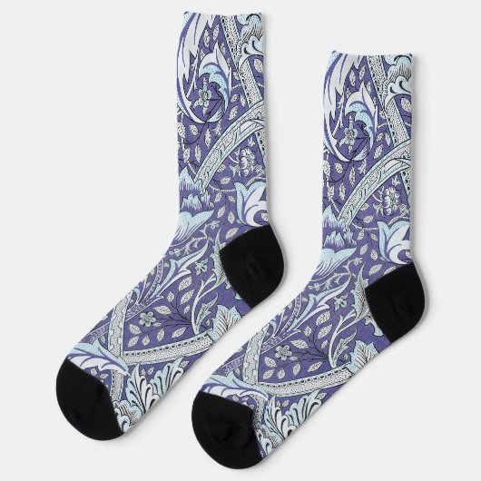 William Morris Windrush Blume Socken (Linkes Detail)