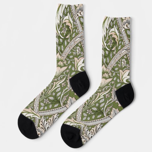 William Morris Windrush Blume Socken (Linkes Detail)