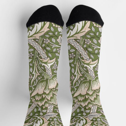 William Morris Windrush Blume Socken (Oben)