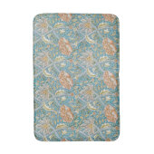 William Morris Windrush Blumendesign Blau Badematte (Vorderseite Vertikal)