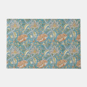 William Morris Windrush Blumengestaltung Blau Fußmatte (Vorderseite)