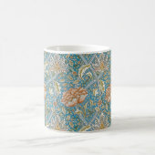 William Morris Windrush Blumengestaltung Blau Kaffeetasse (Mittel)