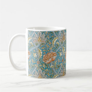 William Morris Windrush Blumengestaltung Blau Kaffeetasse