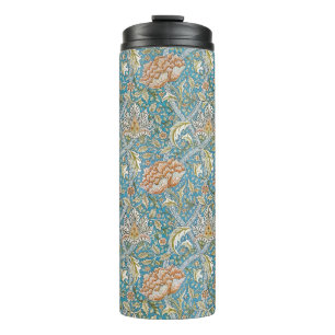 William Morris Windrush Blumenmuster Blau Thermosbecher
