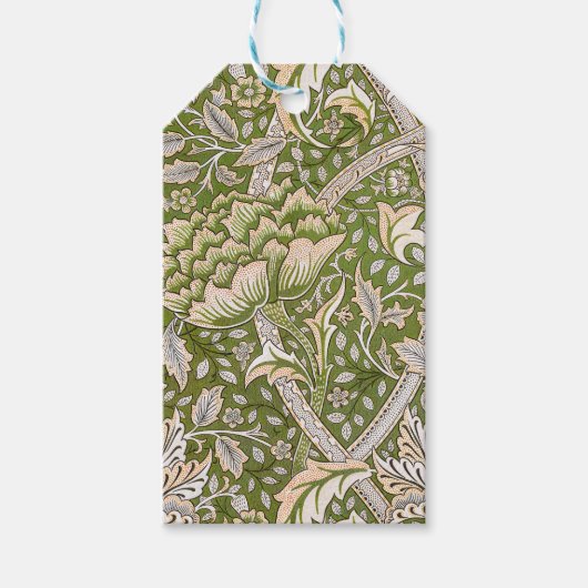 William Morris Windrush Blumenmuster Classic Geschenkanhänger (Vorderseite)