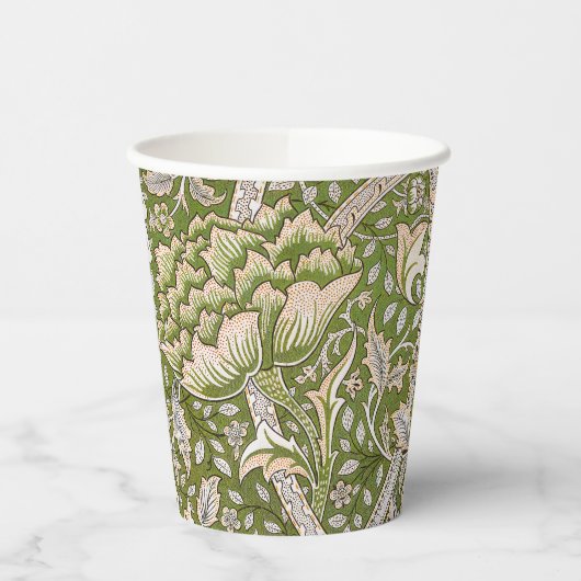 William Morris Windrush Blumenmuster Classic Pappbecher (Links)