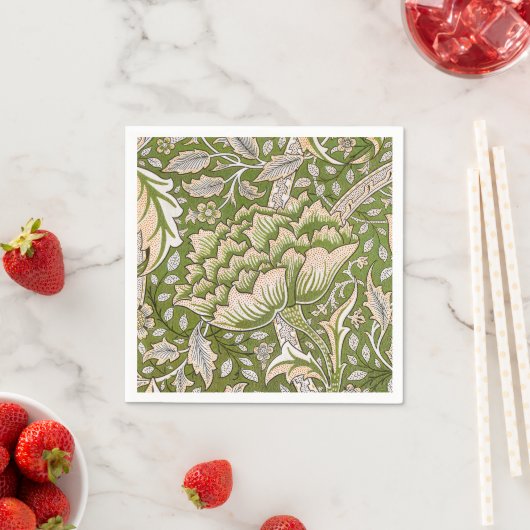 William Morris Windrush Blumenmuster Classic Serviette (Beispiel)