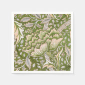 William Morris Windrush Blumenmuster Classic Serviette (Vorderseite)