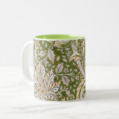 William Morris Windrush Blumenmuster Classic Zweifarbige Tasse (Vorderseite Links)