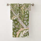 William Morris Windrush Blumenmuster Klassiker Badhandtuch Set (Insitu)