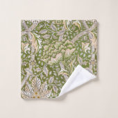 William Morris Windrush Blumenmuster Klassiker Badhandtuch Set (Waschlappen)