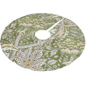 William Morris Windrush Blumenmuster Klassiker Polyester Weihnachtsbaumdecke (Schrägansicht)