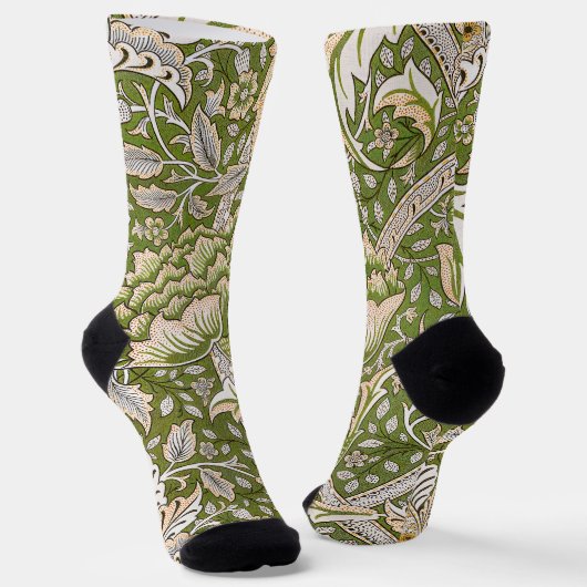 William Morris Windrush Blumenmuster Klassiker Socken (Gewinkelt)