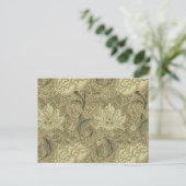 William Morris Windrush Blumenmuster: Vintage Postkarte (Stehend Vorderseite)