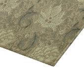William Morris Windrush Blumenmuster: Vintage Schneidebrett (Ecke)