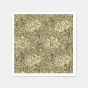 William Morris Windrush Blumenmuster: Vintage Serviette