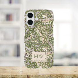 William Morris Windrush Custom Monogram iPhone 16 Hülle