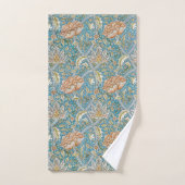 William Morris Windrush Floral Pattern Blue Badhandtuch Set (Handtuch)