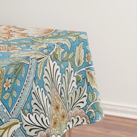 William Morris Windrush Floral Pattern Blue Tischdecke (Beispiel)