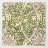 William Morris Windrush Floral Pattern Classic Fensteraufkleber (Blatt)