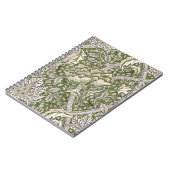: William Morris Windrush Grünes Muster: Vintage Notizblock (Linke Seite)