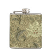 William Morris Windrush Wallpaper Pattern Flachmann (Vorderseite)