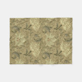 William Morris Windrush Wallpaper Pattern Fleecedecke (Vorderseite (Horizontal))