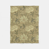 William Morris Windrush Wallpaper Pattern Fleecedecke (Vorderseite)