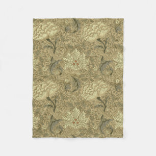 William Morris Windrush Wallpaper Pattern Fleecedecke