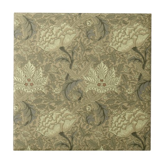 William Morris Windrush Wallpaper Pattern Fliese (Vorderseite)