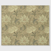 William Morris Windrush Wallpaper Pattern Geschenkpapier (Flach)