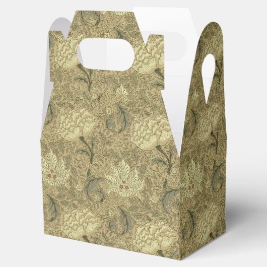 William Morris Windrush Wallpaper Pattern Geschenkschachtel (Geöffnet)