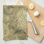 William Morris Windrush Wallpaper Pattern Geschirrtuch (Viertel Falte)