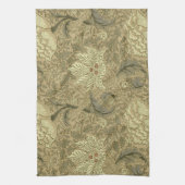 William Morris Windrush Wallpaper Pattern Geschirrtuch (Vertikal)