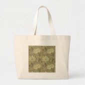 William Morris Windrush Wallpaper Pattern Jumbo Stoffbeutel (Vorne)
