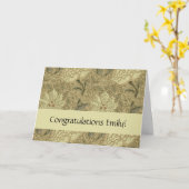 William Morris Windrush Wallpaper Pattern Karte (Gelbe Blume)