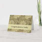 William Morris Windrush Wallpaper Pattern Karte (Vorderseite)