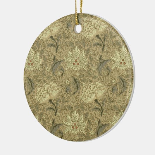 William Morris Windrush Wallpaper Pattern Keramik Ornament (Links)