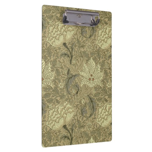 William Morris Windrush Wallpaper Pattern Klemmbrett (Rechts)