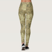 William Morris Windrush Wallpaper Pattern Leggings (Rückseite)