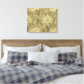 William Morris Windrush Wallpaper Pattern Leinwanddruck (Insitu (Schlafzimmer))