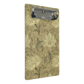 William Morris Windrush Wallpaper Pattern Mini Klemmbrett (Schrägansicht)