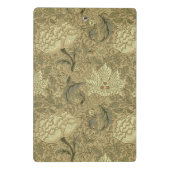 William Morris Windrush Wallpaper Pattern Mini Klemmbrett (Rückseite)