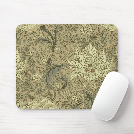 William Morris Windrush Wallpaper Pattern Mousepad (Mit Mouse)