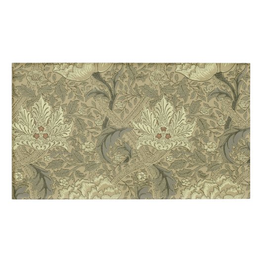 William Morris Windrush Wallpaper Pattern Namenschild (Vorderseite)