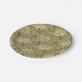 William Morris Windrush Wallpaper Pattern Pappteller (Schrägansicht)