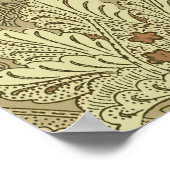 William Morris Windrush Wallpaper Pattern Poster (Ecke)