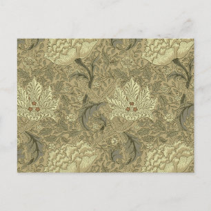 William Morris Windrush Wallpaper Pattern Postkarte